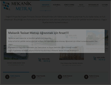 Tablet Screenshot of mekanikmetraj.com